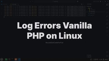 How to Log errors Vanilla PHP on Linux