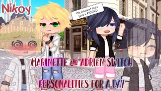 Marinette and Adrien switch personalities for a day | MLB | Dare Video | Nikoy