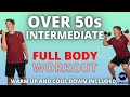 Over 50s intermediate  full body  weights workout  at home