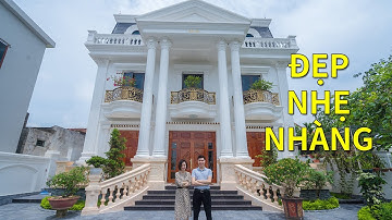 Bất Ngờ Trước Căn Biệt Thự Vườn 2 Tầng Tân Cổ Điển Đẹp Nhẹ Nhàng
