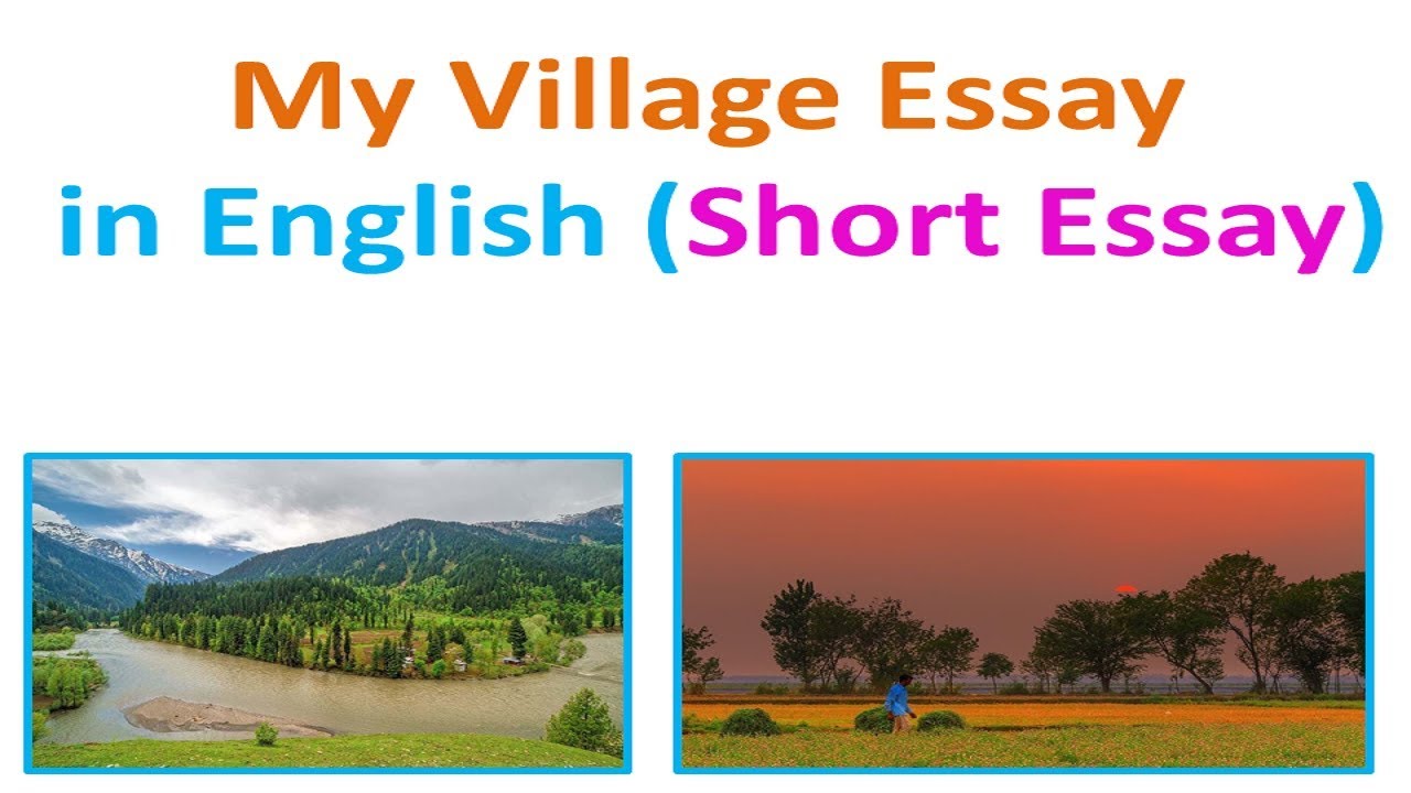 creative writing description of a village