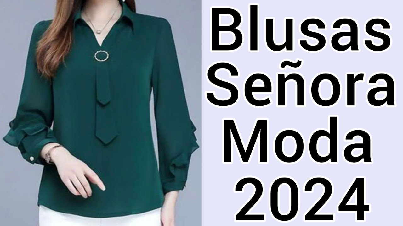 BLUSAS para SEÑORAS 2023/2024 BLUSaS ELEGANTES de SEÑORaS 