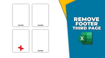 How to remove the footer from the third page in Google Docs