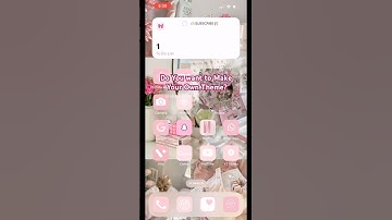 How to make your own phone theme and change themes using focus? #simicoquette #phonetheme #iphone