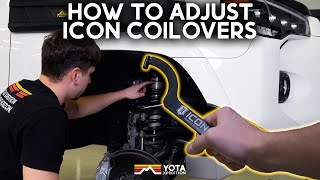 How To Adjust Your ICON Coilovers