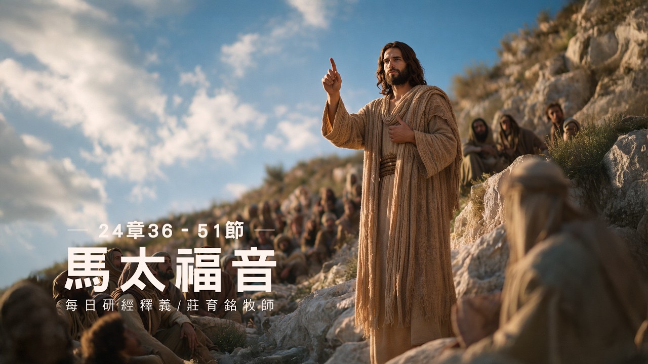 260310 馬太福音 24章 36~51節 門徒警醒預備耶穌再來 (附小組討論題庫於留言區)