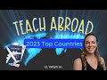 New year new adventure best countries to teach abroad in 2023  top tefl jobs for teachers in 2023