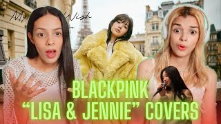 LISA - My Only Wish (Britney Spears cover) + JENNIE (Snow) / Snowman Cover | Reaction!