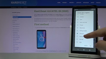 Alarm Tones on ALCATEL 1B (2020) – Default Alarm Sounds