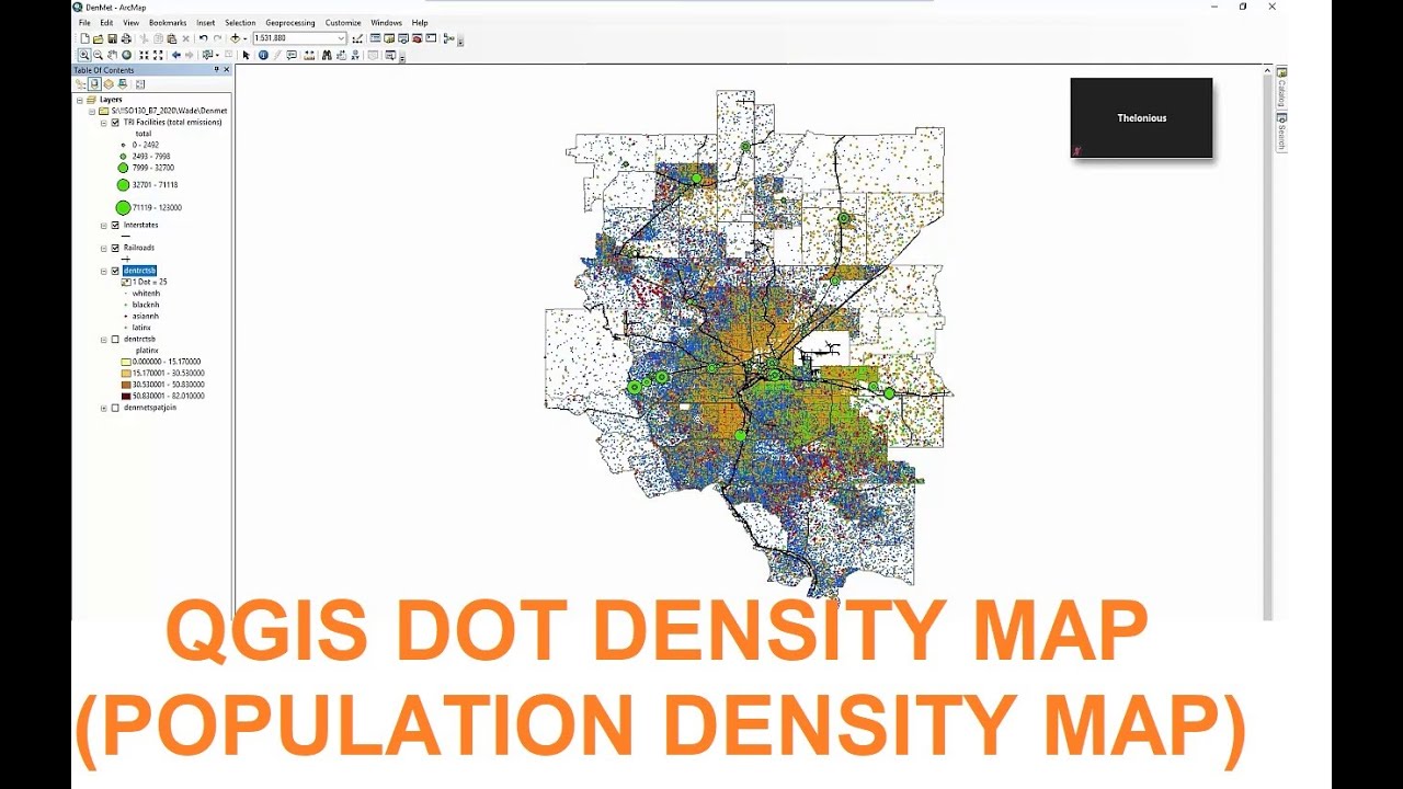 9.QGIS Dot Density Mapping Tutorial in Urdu - YouTube