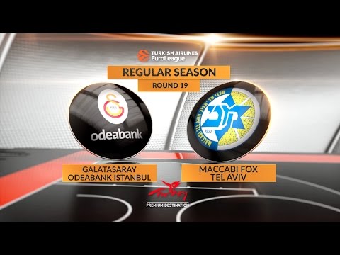 Highlights: Galatasaray Odeabank Istanbul-Maccabi FOX Tel Aviv