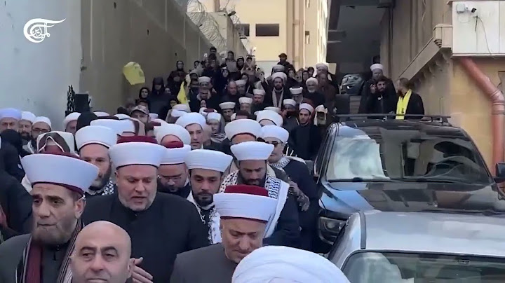 انطلاق وفد من تجمع العلماء المسلمين للمشاركة في تشييع الشهيدين السيدين نصر الله وصفي الدين