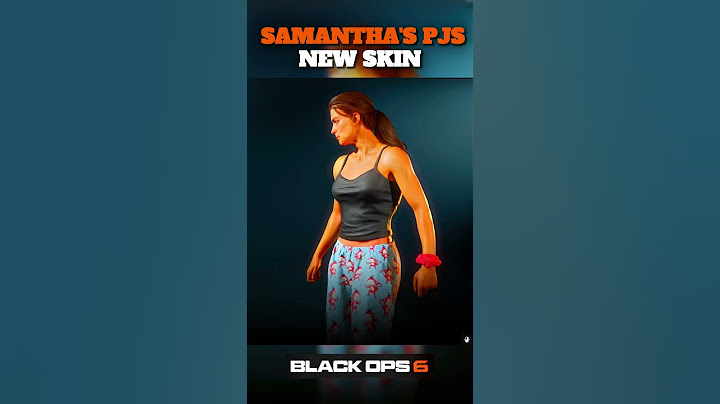 BLACK OPS 6 : How to Get Free Samantha's PJS Skin