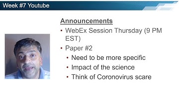 PSHS 6240 SUMMER 2020 WEEK 7