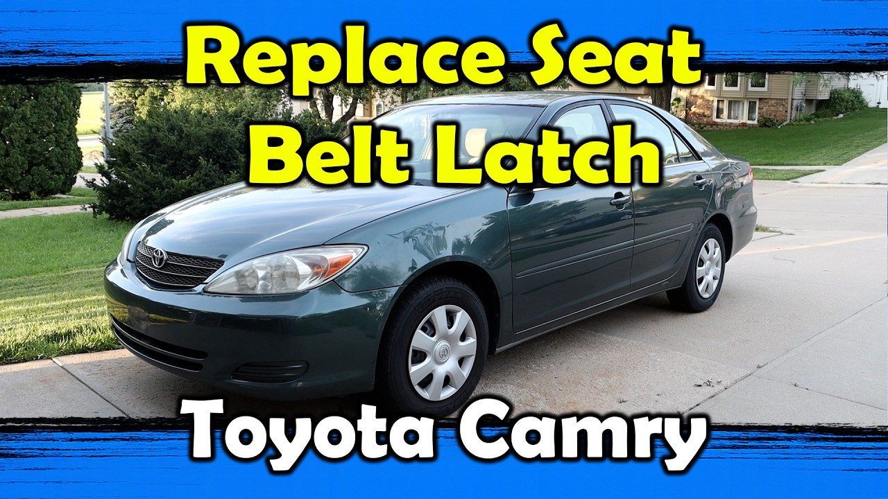 2003 Toyota Camry - Seat Belt Buckle Replacement (Latch) - YouTube