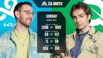 LYON vs 100T | C9 vs FLY | TL vs SR | DSG vs DIG - 2025 LTA North Split 2 - W3D2