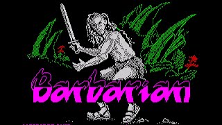 Barbarian. ZX Spectrum. Прохождение