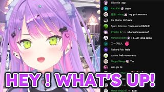 Download Lagu Towa's English summons the Overseas Bros again in her chat MP3