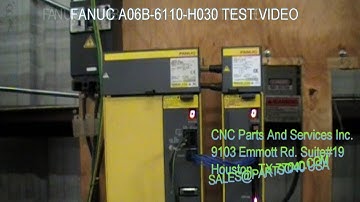 FANUC A06B-6110-H030 TEST VIDEO