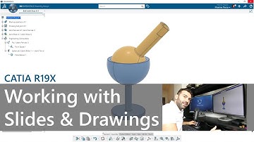 Working with Slides and Drawings - CATIA 3DExperience R19x Live Demo