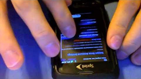 LG Optimus S CyanogenMod 7.1 Swype Beta Install
