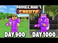 I survived 1000 days with the create mod in hardcore minecraft