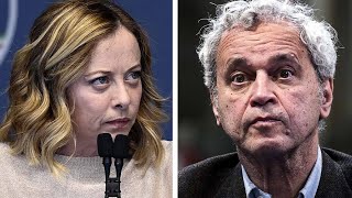 MELONI INCREDULA! INCREDIBILE LA LITE SU LA7 CON ENRICO MENTANA: IGNORANTE, ASINA. STUDIA LA STORIA