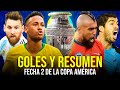 GOLES Y RESUMEN de la FECHA 2 | COPA AMÉRICA | Argentina vs Uruguay, Brasil vs Perú...