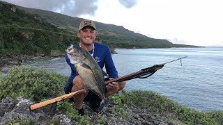 Spearfishing off the Cliffs of Rota, CNMI {Catch Clean Cook}