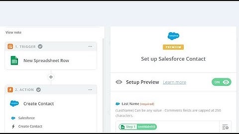1.4 Building an Action Zap: Salesforce + Google Forms