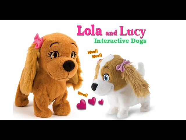 Tåget frost Klimaanlæg Lucy and Lola Interactive Pet Dogs - YouTube