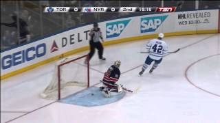 Tyler Bozak Penelty Shot Goal - Leafs 1 vs Rangers 0 - Mar 5th 2014 (HD)