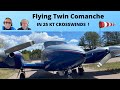 FLYING TWIN COMANCHE IN 25 KT  GUSTY CROSSWINDS