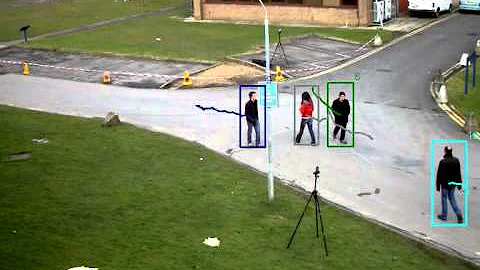 Multi-objects tracking with dynamic occlusion handling (PETS 2009 dataset)