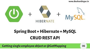 Spring Boot Hibernate - Getting single employee object or @GetMapping [Part 6]