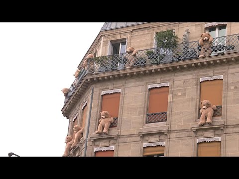 Video: In Paris Tauchen Teddybären Auf