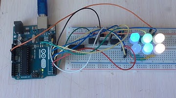 Arduino Multiplexing: 6 RGB LEDs
