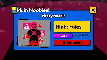 How To Get New PIRACY NOOBIE in Find The Noobies Morphs [Update!] | Roblox