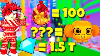 ШОК ОТКРЫЛ 100 TITANIC BALLOON EGGS И ОФИГЕЛ СКОЛЬКО ХУГОВ ВЫПАЛО В PET SIMULATOR X ROBLOX