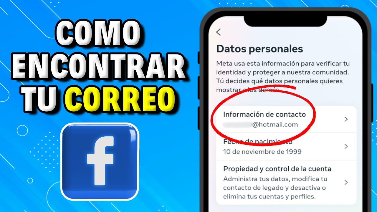 ¿Cómo Ver mi Correo Electrónico de Facebook desde el Celular? - YouTube