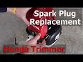 How to Change the Spark Plug in a Honda Trimmer. (GX35, GX25, HHT35S, HHT25S, Versattach)