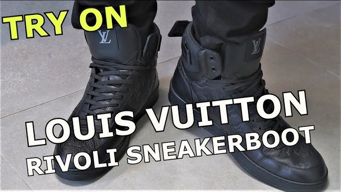 LOUIS VUITTON Rivoli Hi Top Sneaker Boots 10 - More Than You Can Imagine