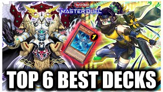 TOP 6 BEST DECKS in MASTER DUEL! (Post Banlist)