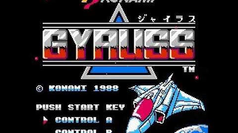 Gyruss Famicom Disk System Intro Translation