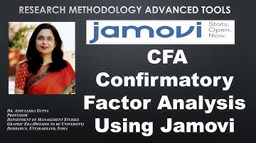 29 CFA Confirmatory Factor Analysis Using Jamovi (CFA) (Factor Analysis)