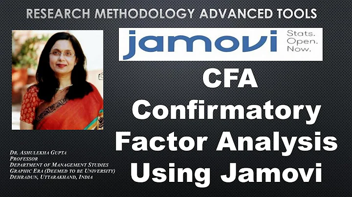 29 CFA Confirmatory Factor Analysis Using Jamovi (CFA) (Factor Analysis)