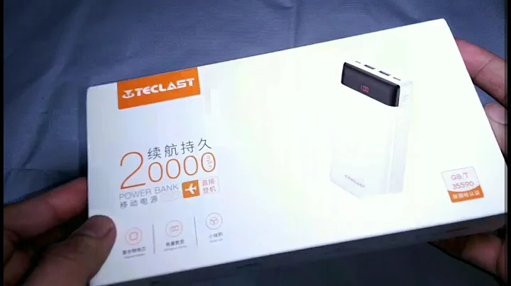 UNBOXING : TECLAST C20 20000mAh Compact Fast Charge Power Bank (Dual Output, Dual input) LED Display