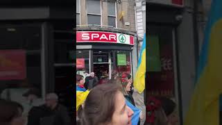 Cork. March in support of Ukraine