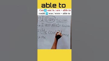 able to #shorts #can #could #ssc #hsc #compitativeexams #englishgrammar
