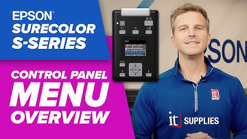EPSON Solvent S-Series Control Panel - Menu Overview for the SureColor S40, S60, S80